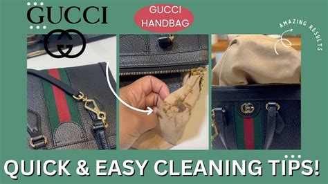 reparation sac gucci|gucci bag cleaner.